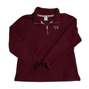 Victoria's Secret Pink Maroon Fleece